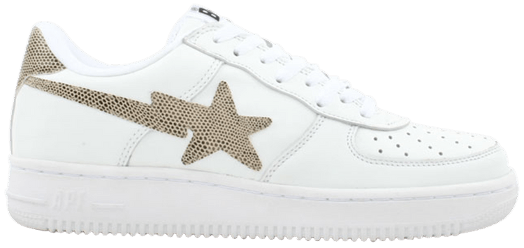 Bapesta FS 001 Low White Snake