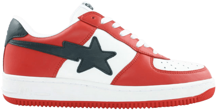 Bapesta FS 001 Low Red Navy