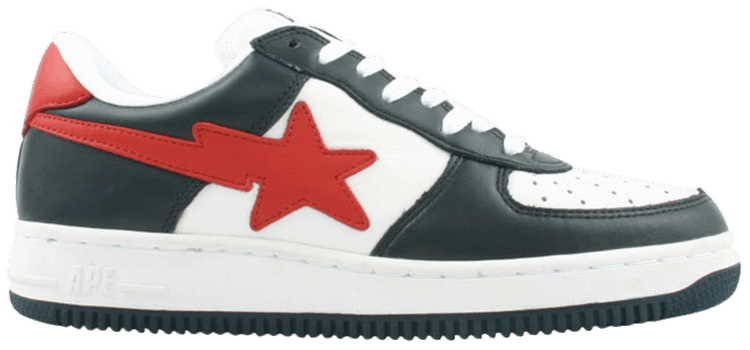 Bapesta FS 001 Low Navy Red