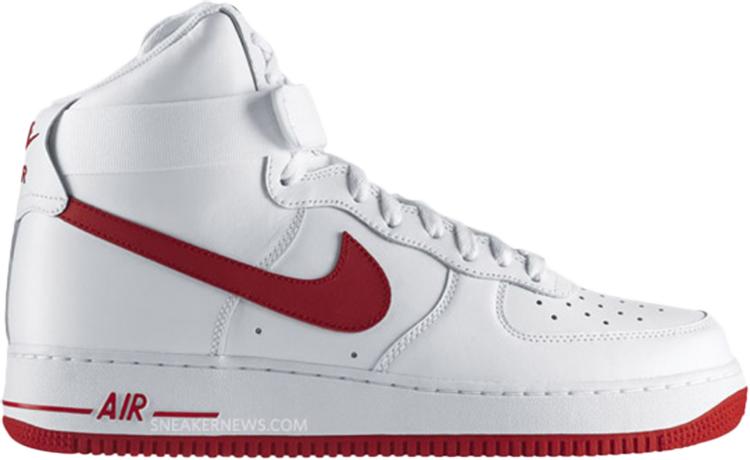 Air Force High 07 'White Red' | GOAT
