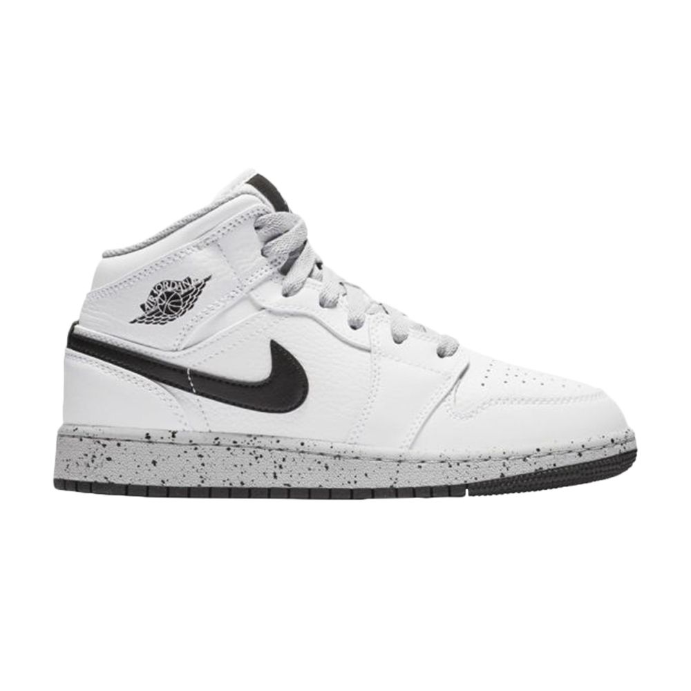Air Jordan 1 Retro Mid GS 'White Cement' | Kid's Size 7