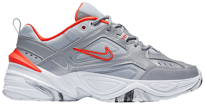nike m2k tekno metallic silver