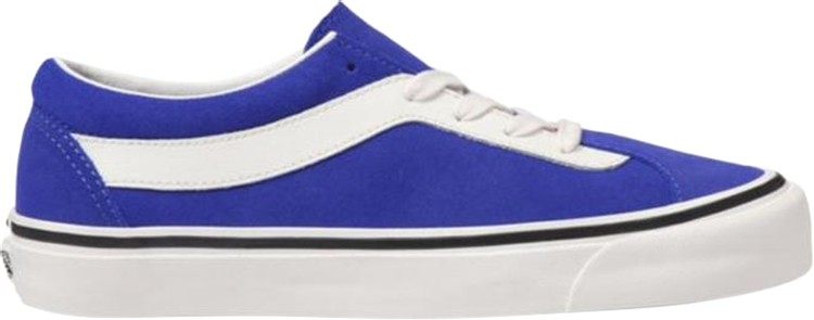 Vans Bold Ni (Staple) Men's Athletic Shoes True Blue White Suede  VN0A3WLPULD NEW