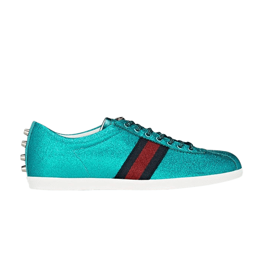 gucci glitter web stud sneakers
