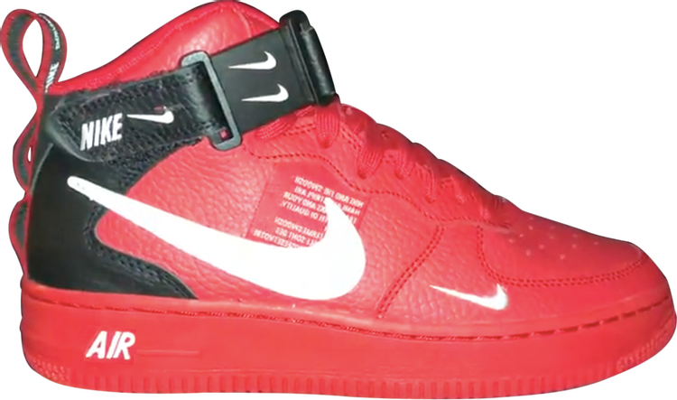Air Force 1 Mid LV8 GS 'University Red'