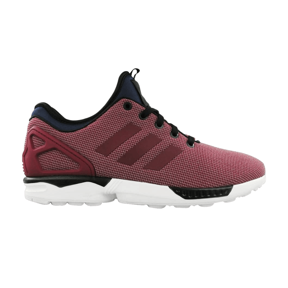 Burgundy and gold adidas zx flux Clearance