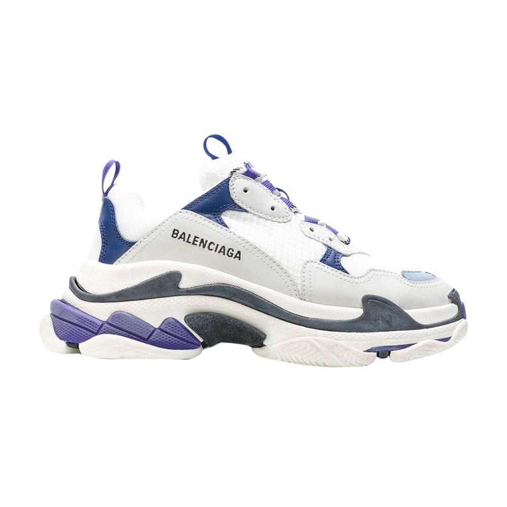 Balenciaga Wmns Triple S Trainer 'White Navy Purple' | Women's Size 35