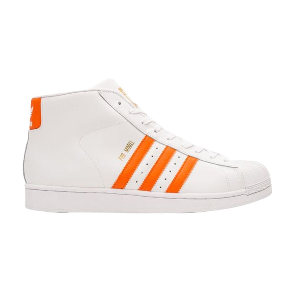 Adidas Pro Model 'White Orange' | Men's Size 8.5 - BY3729