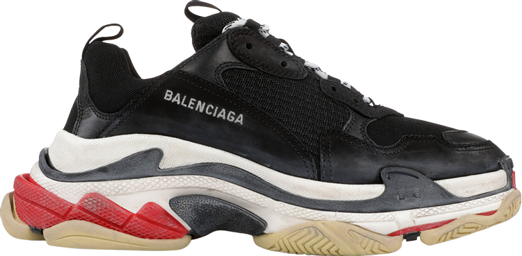 Buy Balenciaga Triple S Sneaker 'Black Red' 2018 - 533882 W09O1 1000 | GOAT
