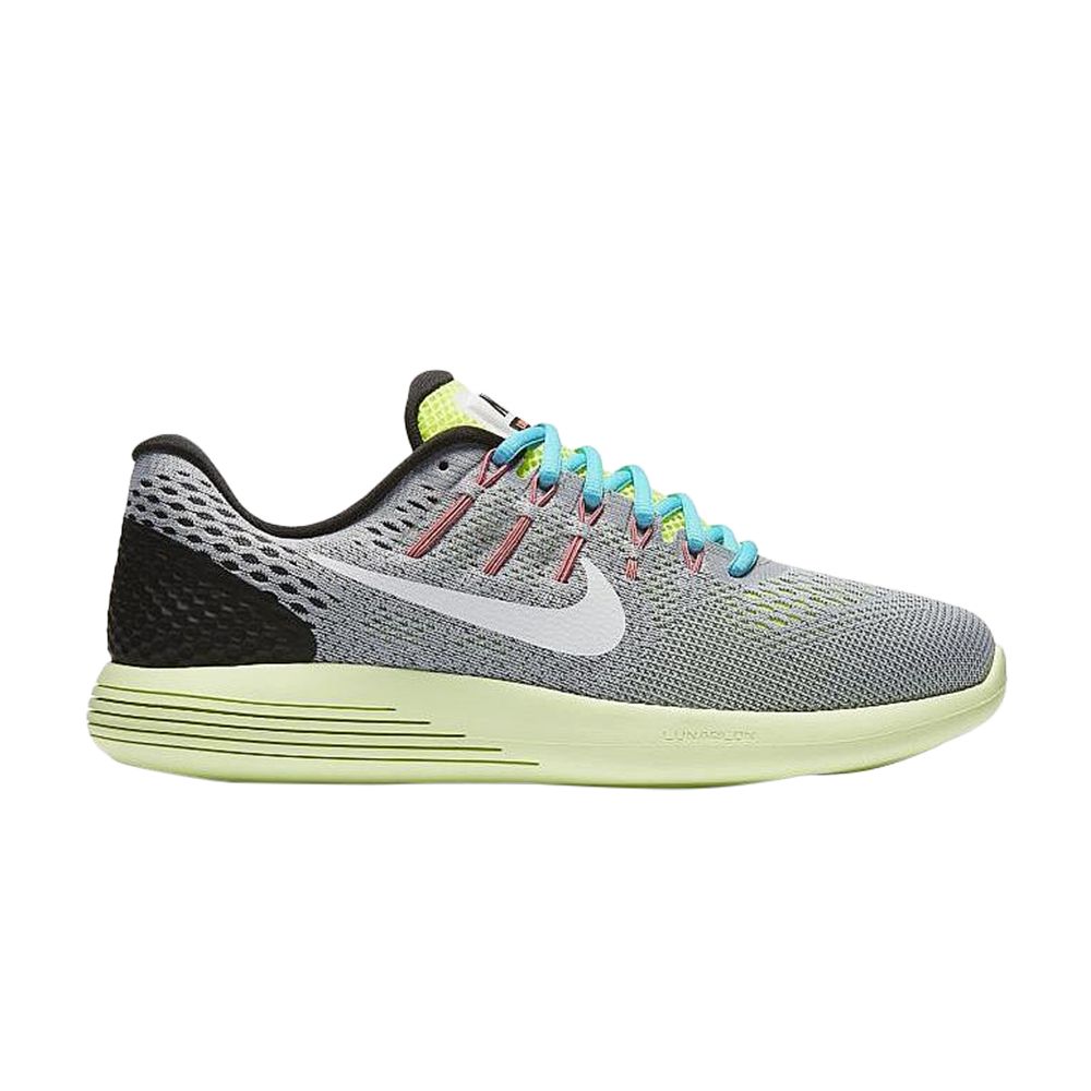 Nike LunarGlide 8 'Blue Mesh Volt' | Grey | Men's Size 10 - 843725-017