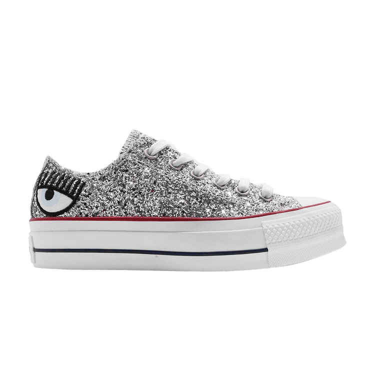 Buy Chiara Ferragni x Wmns Chuck Taylor All Star Lift Ox Silver Red 563833C GOAT