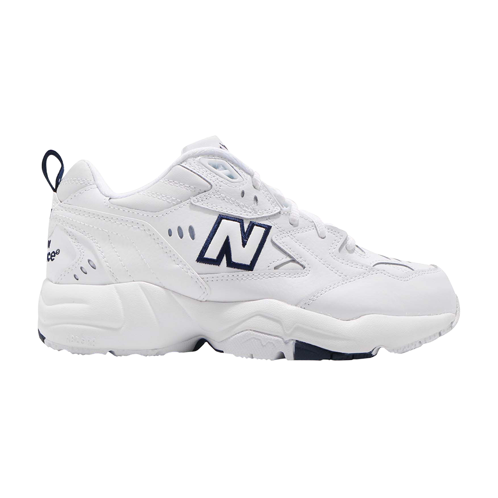 Pre-owned New Balance Wmns 608 Wide 'white Navy'