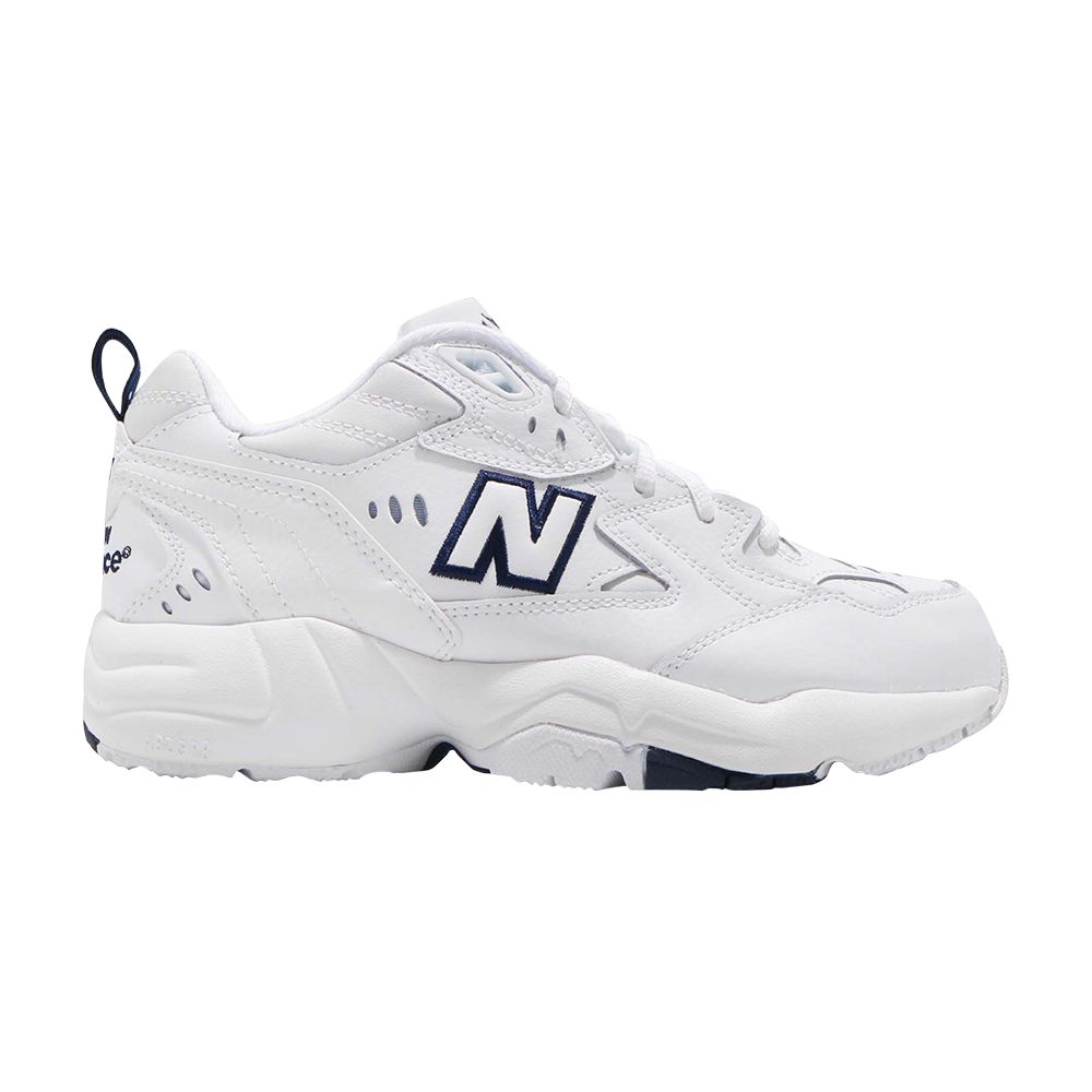 Pre-owned New Balance Wmns 608 Wide 'white Navy'