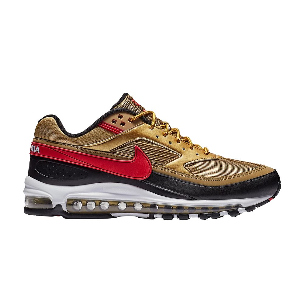 Nike Air Max 97/BW 'Metallic Gold Red' | Men's Size 8.5