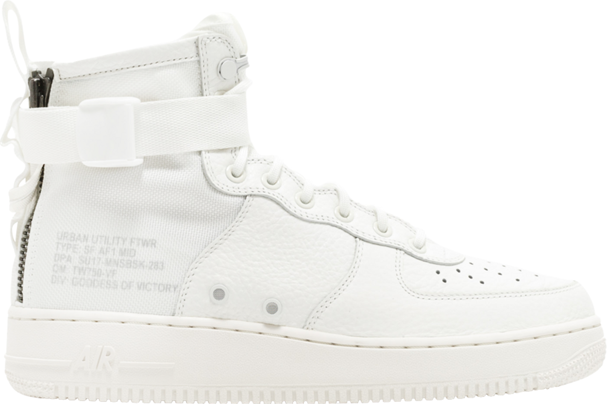 Buy SF Air Force 1 Mid 'Triple Ivory' - AA6655 100 | GOAT