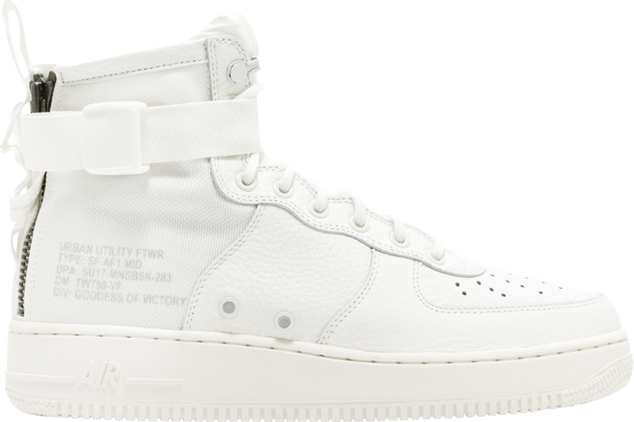 Buy SF Air Force 1 Mid 'Triple Ivory' - AA6655 100 | GOAT