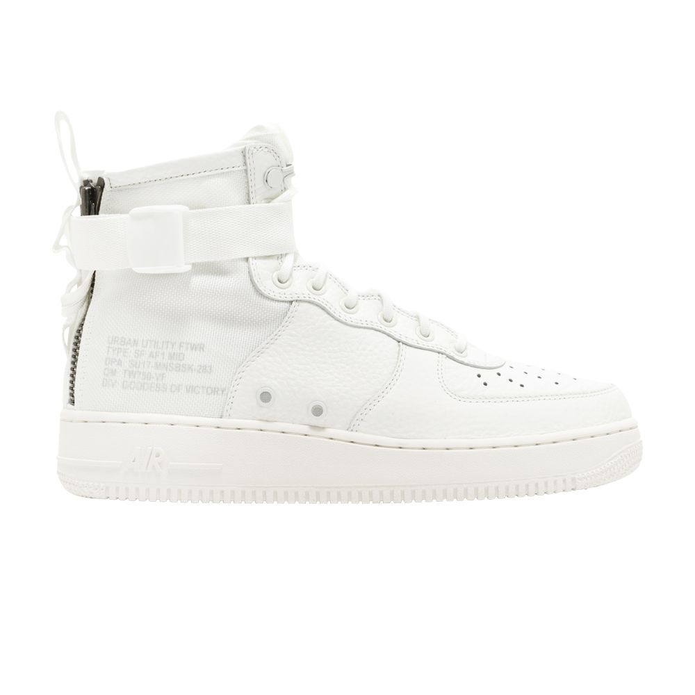 Nike SF Air Force 1 Mid 'Triple Ivory' | White | Men's Size 9.5