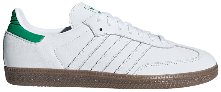 Adidas Samba Cloud White Green Gum