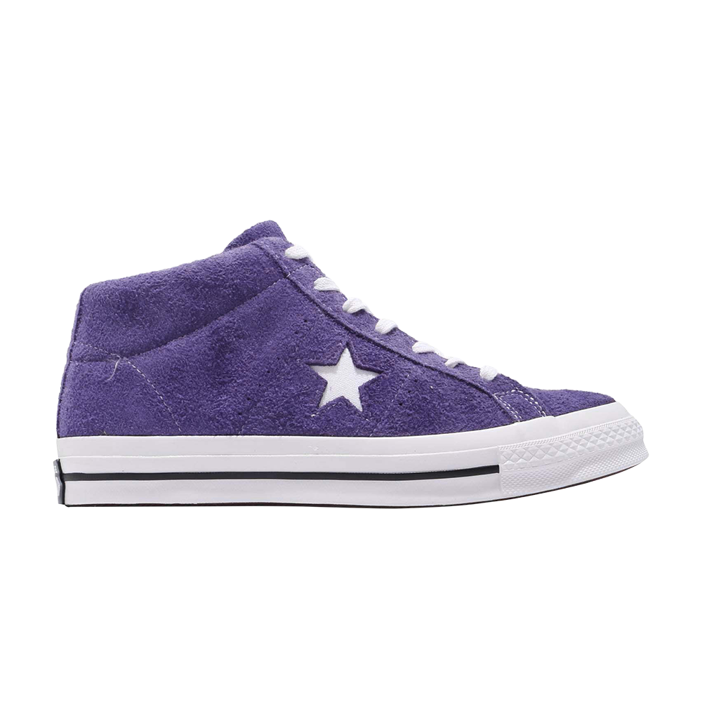 Pre-owned Converse One Star Mid 'purple Fuzz'