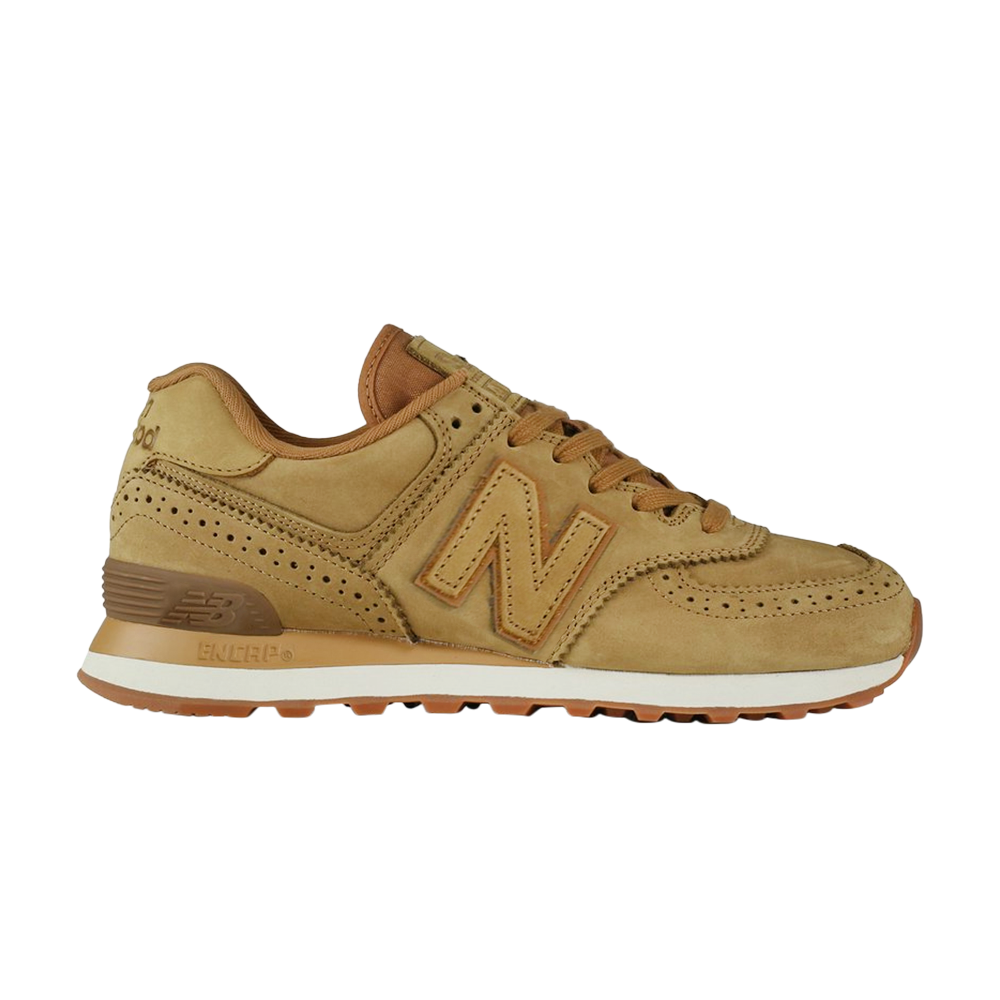 Pre-owned New Balance 574 'brogue Pack' In Brown