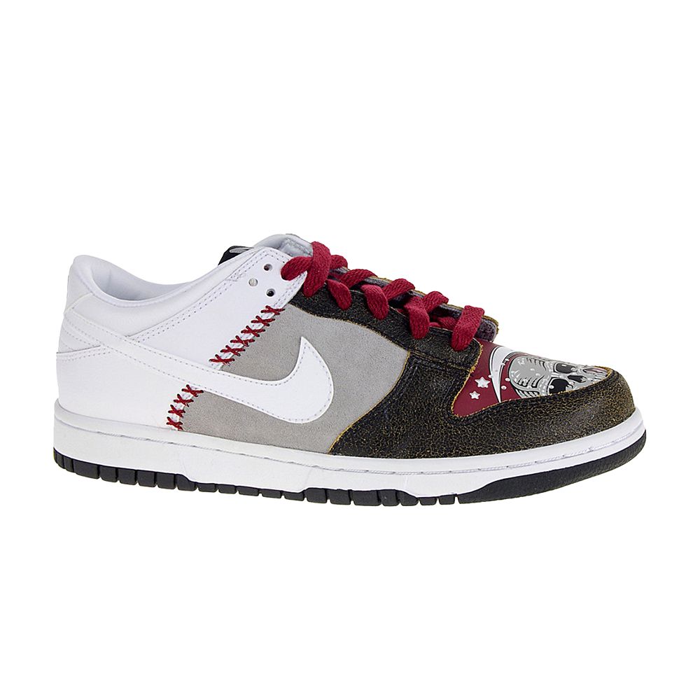 Nike Dunk Low Premium GS 'Grim Reaper' | White | Kid's Size 7 - 318299-111