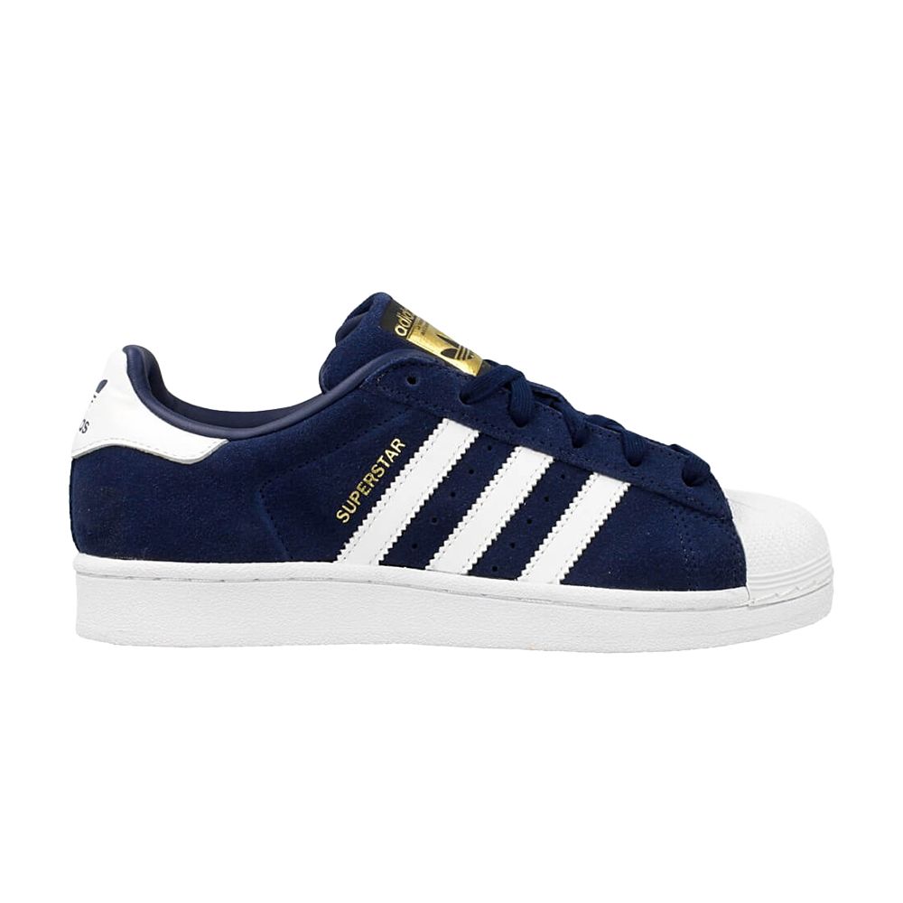 adidas Superstar Suede 'Collegiate Navy' | Blue | Men's Size 9.5 - S75142