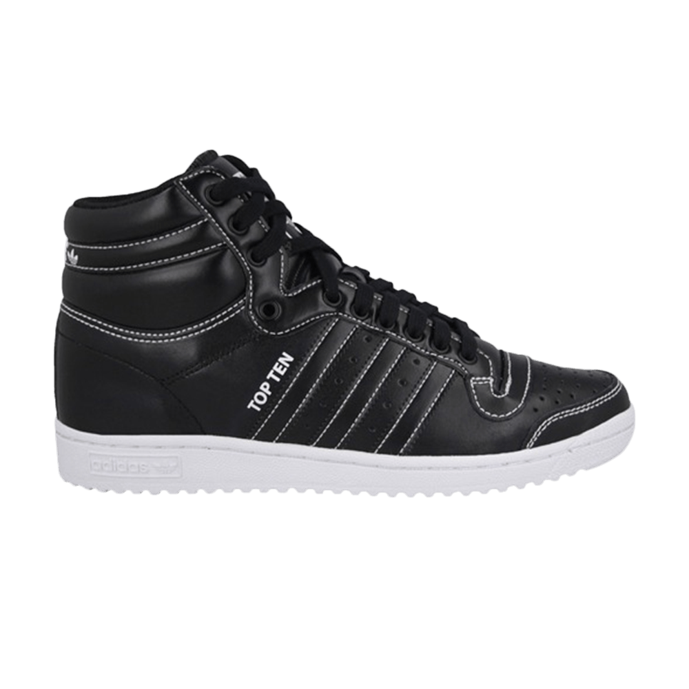 Adidas top ten hi core black Clearance