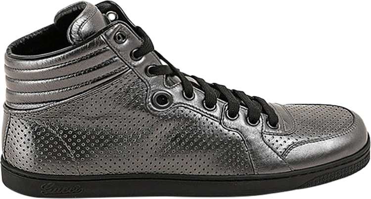 Gucci Perforated Nappa High Top 'Anthracite'