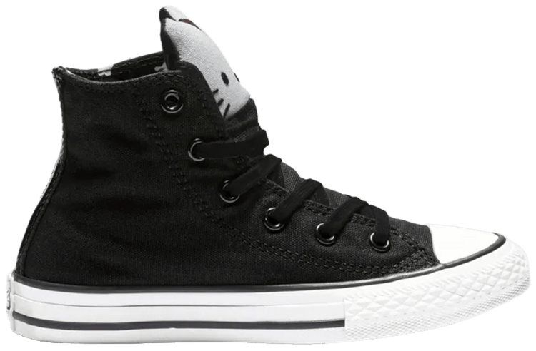 Converse Hello Kitty x Chuck Taylor All Star Hi GS Black Red