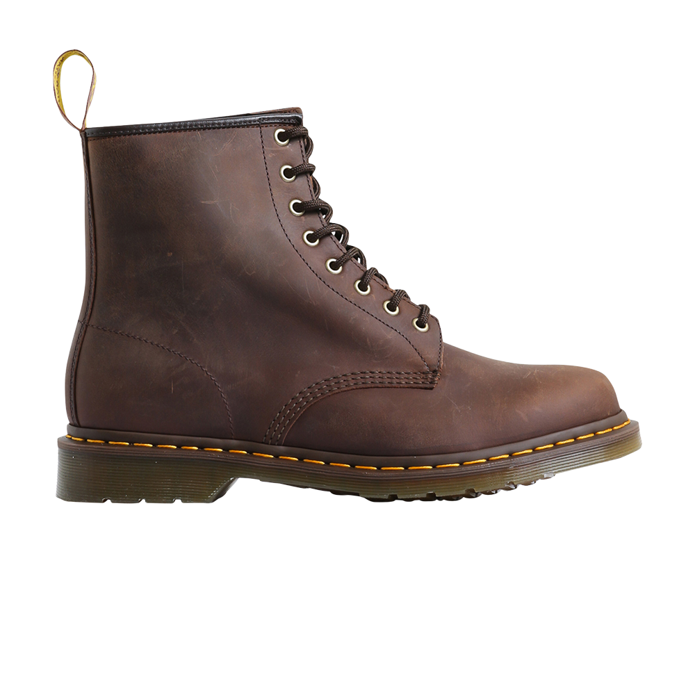 Pre-owned Dr. Martens' 1460 Crazy Horse 'gaucho' In Brown