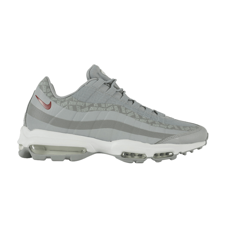 Nike air max 95 ultra wolf grey red crush deals