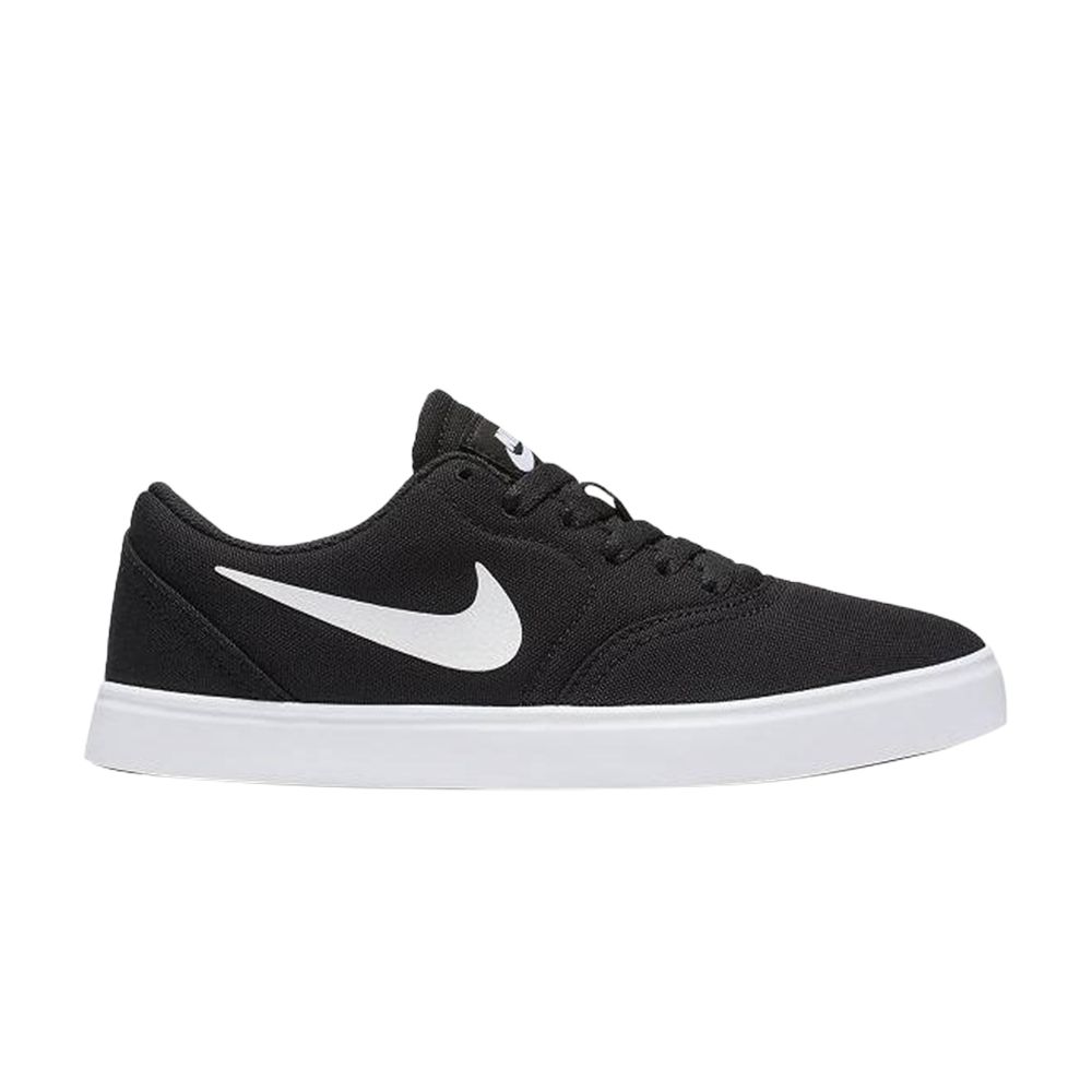 Pre-owned Nike Check Canvas Sb Gs 'black' | Kid's Size 3.5