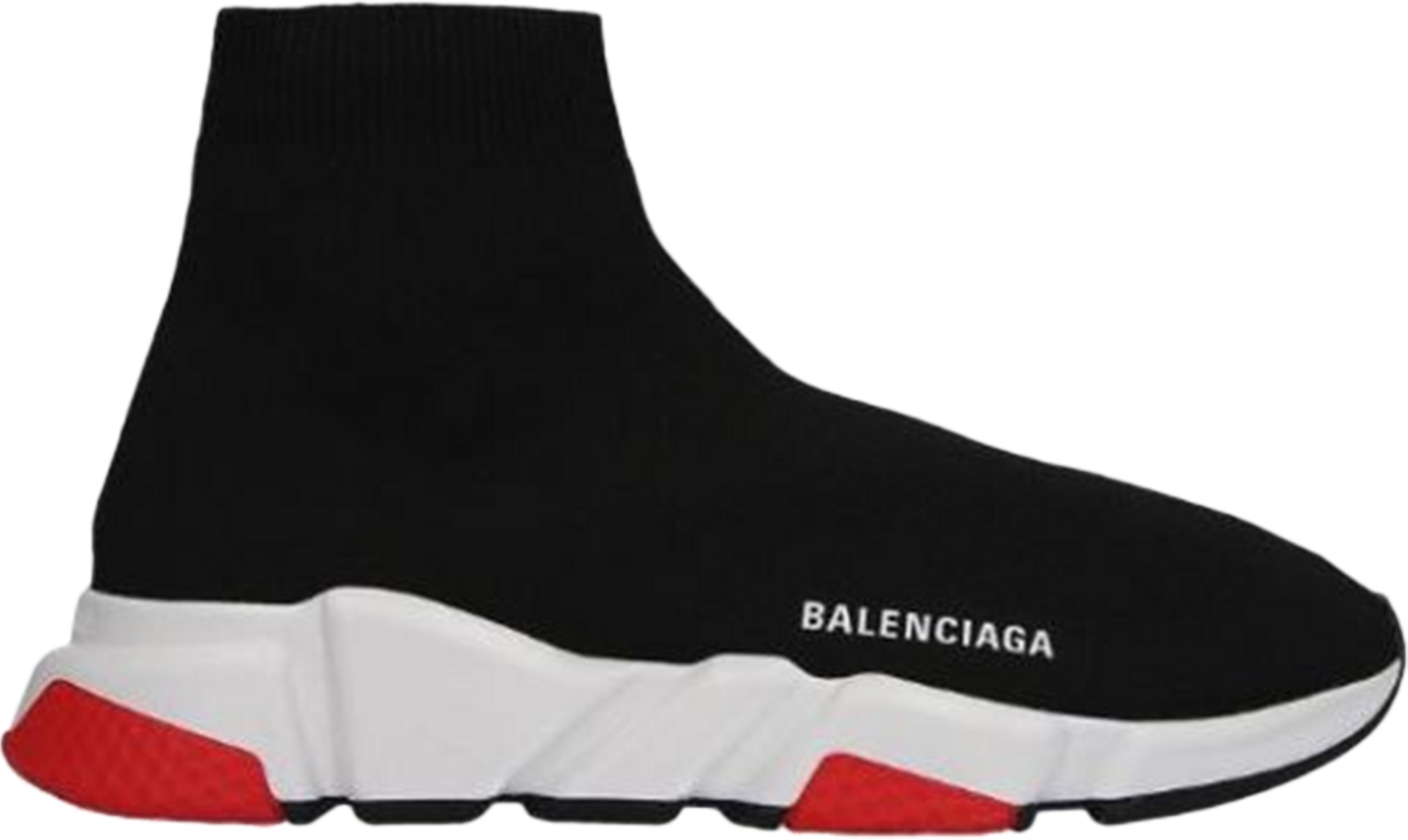 Buy Balenciaga Speed Trainer Mid 'Black Red' 2017 - 530351 W05G0 1000 ...
