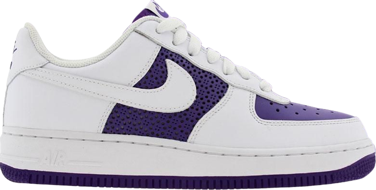 LV x names Nike Air Force 1 07 Low Dark Grey White Purple 6A8PYL
