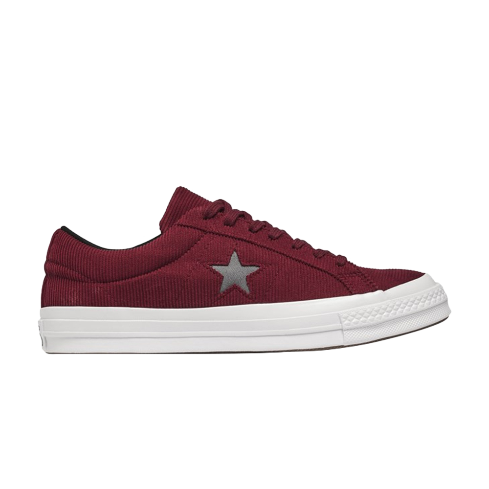 Pre-owned Converse One Star Ox 'dark Burgundy' In Red