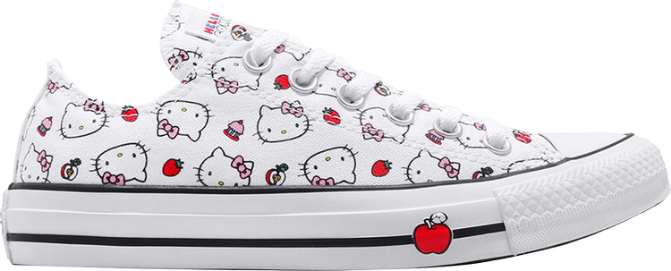 Squeak Villig kanal Buy Hello Kitty x Chuck Taylor All Star Low 'White' - 163916C - Pink | GOAT