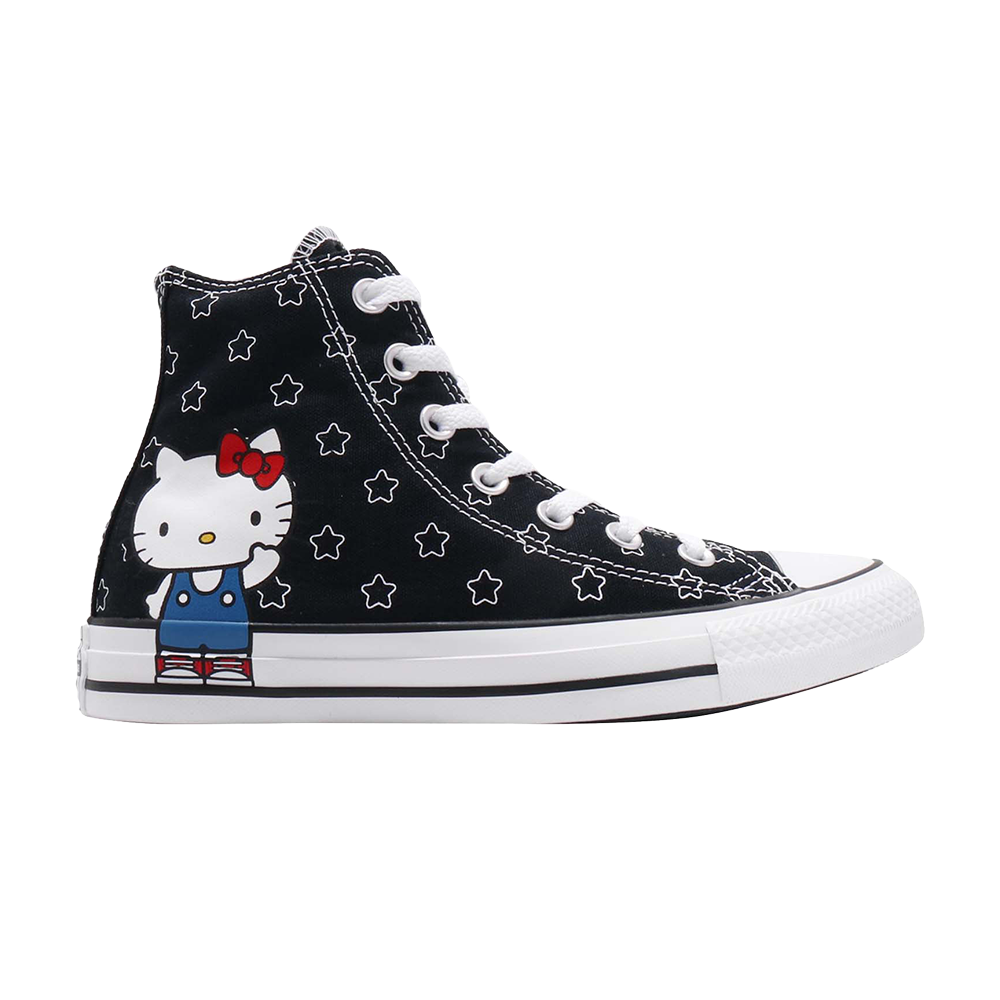 Pre-owned Converse Hello Kitty X Chuck Taylor All Star High 'black'