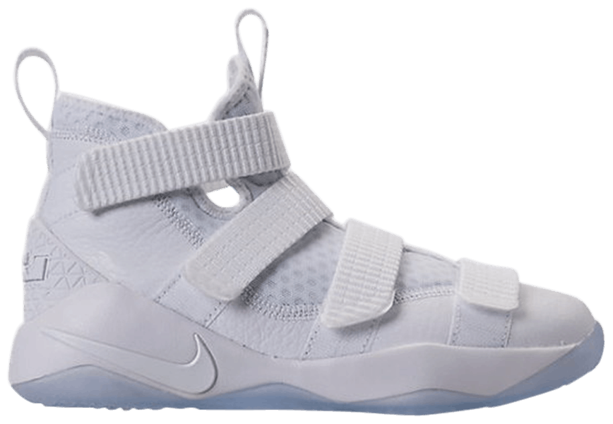 lebron soldier 11 triple white