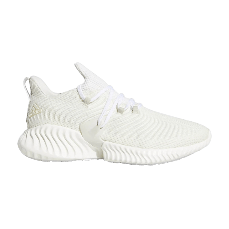 Adidas alphabounce instinct white and gold on sale