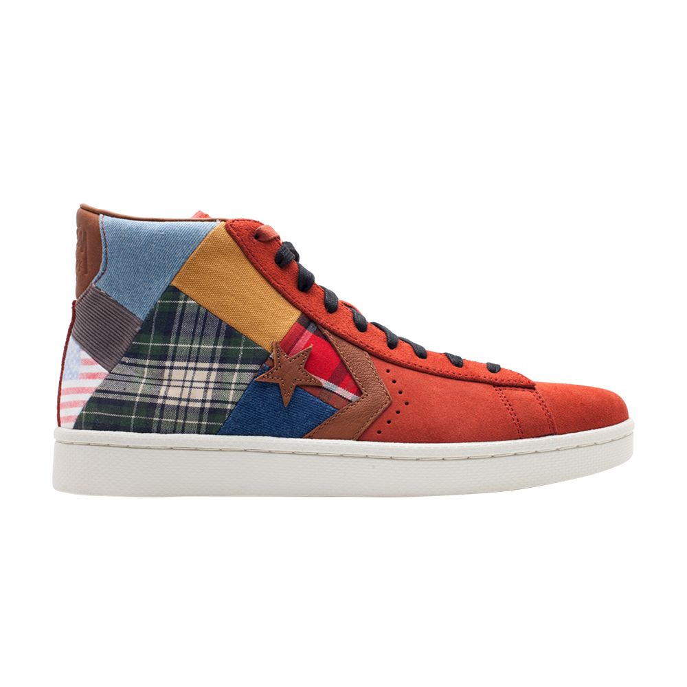 Pre-owned Converse Pro Lthr Mid Fs Toba 'stussy' | Red | Men's Size 9.5
