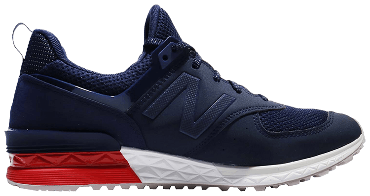 New Balance 574 Navy White Red