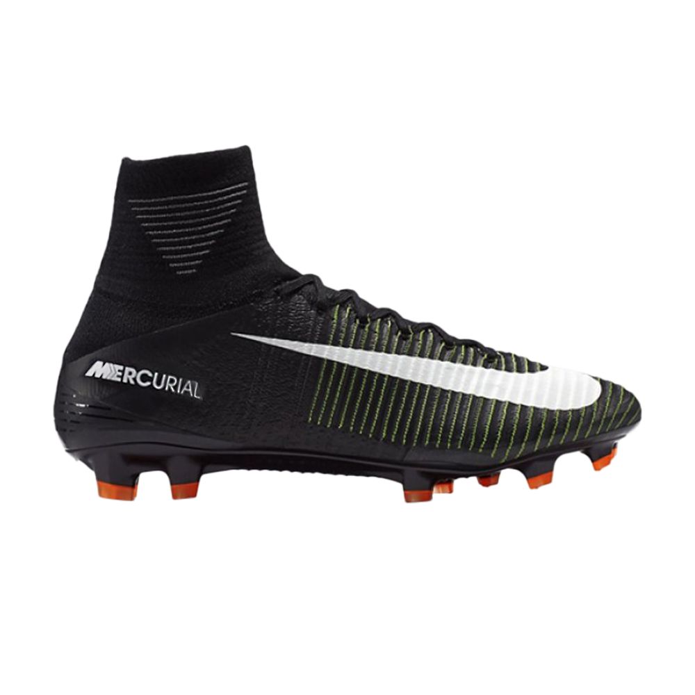 Pre-owned Nike Mercurial Superfly 5 Fg 'black Green' | Men's Size 10