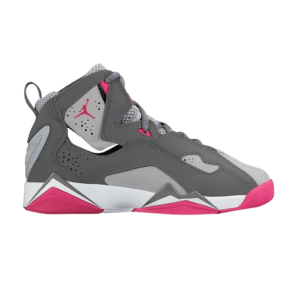 grey and pink jordans 7