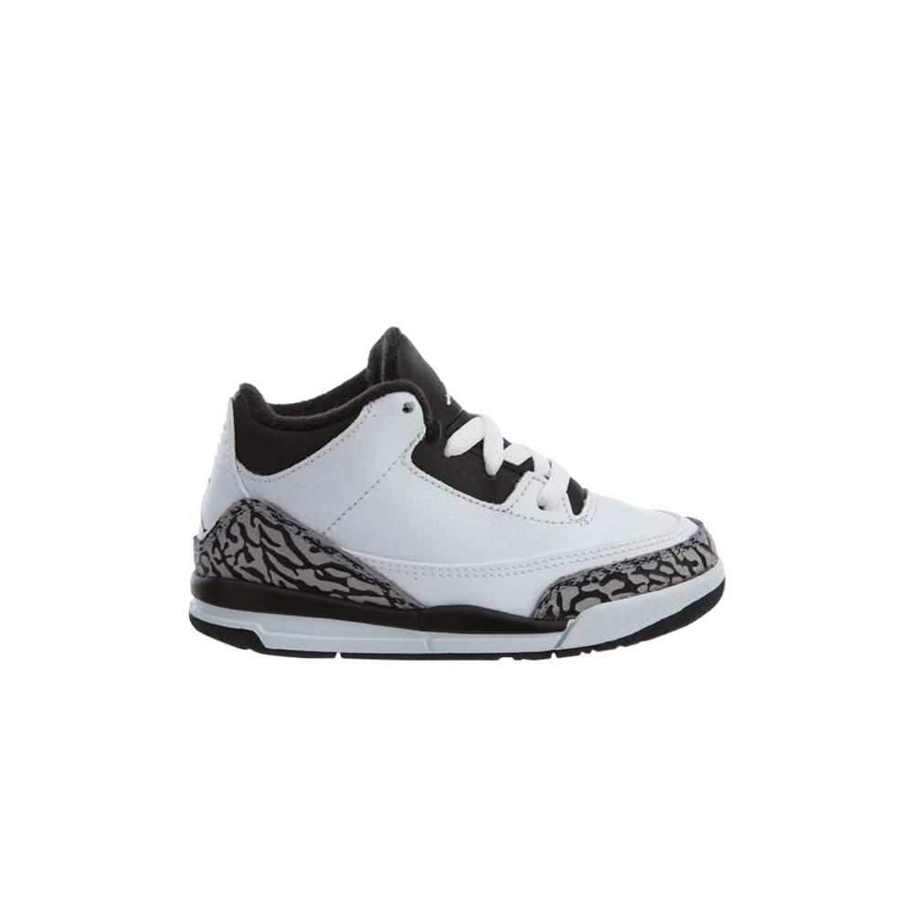 Jordan 3 Retro TD 'Infrared Cement' | White | Infant Size 7 - 832033-123