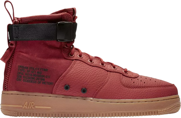 SF Air Force 1 Mid 'Dune Red'