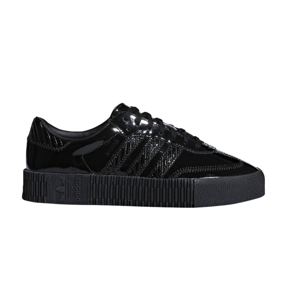 Adidas sambarose black patent Clearance