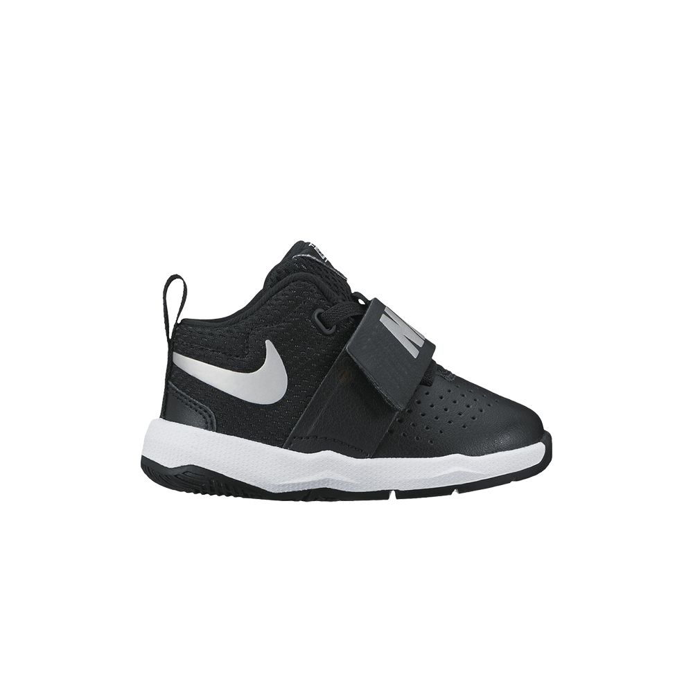 Pre-owned Nike Team Hustle D 8 Td 'black Metallic Silver' | Infant Size 7