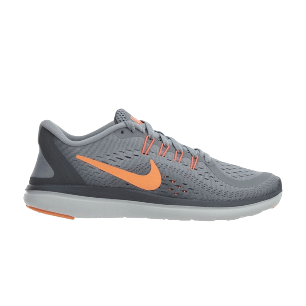 nike flex 2017 rn women's grey