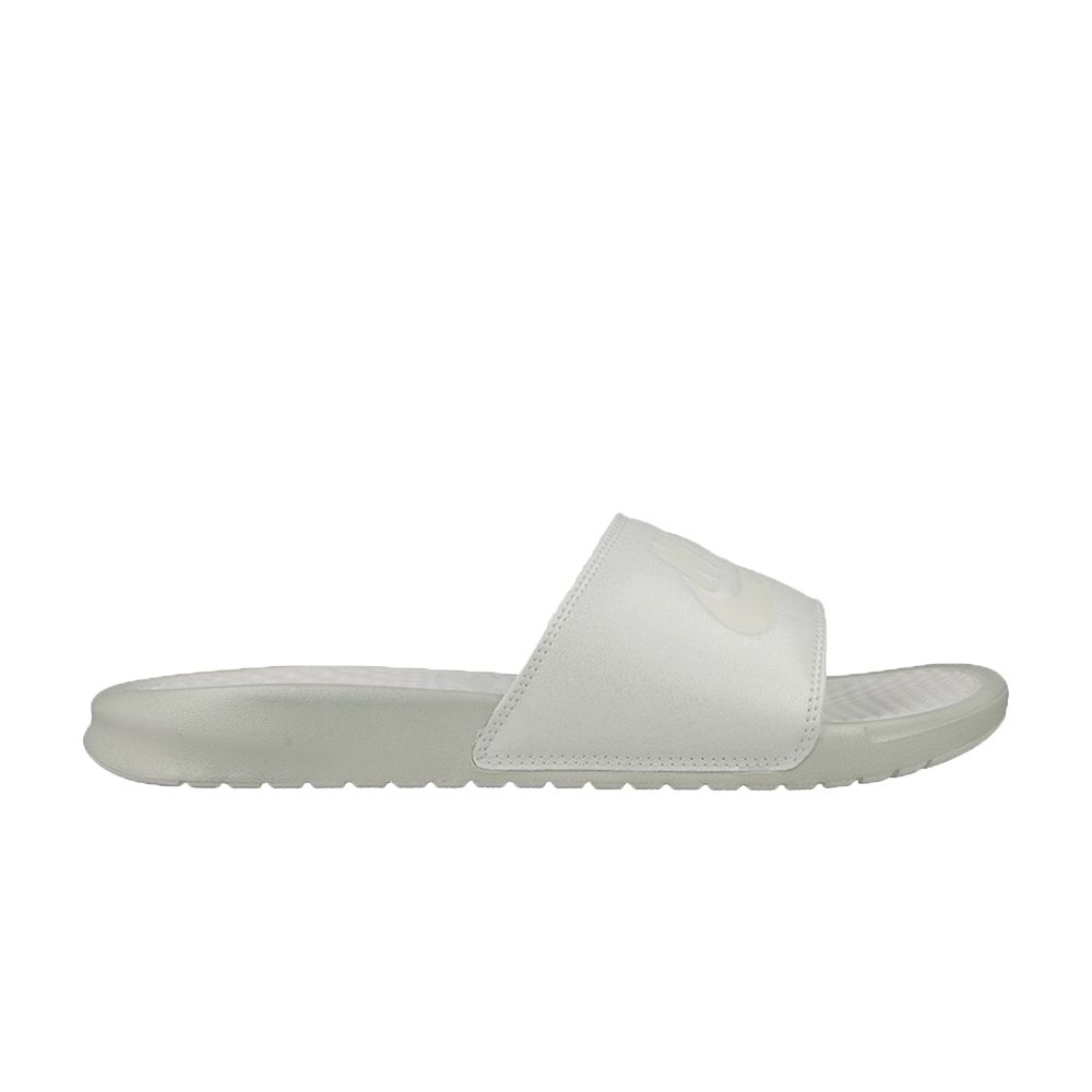 Wmns Benassi JDI Metallic QS 'Metallic Summit White' - AA4149-100