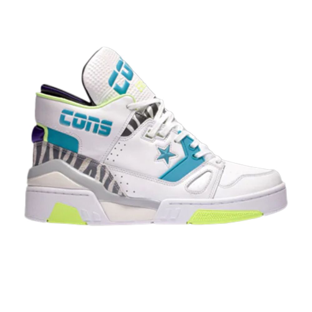 Pre-owned Converse Just Don X Erx-260 Mid Gs 'animal - White Teal' | Kid's Size 4